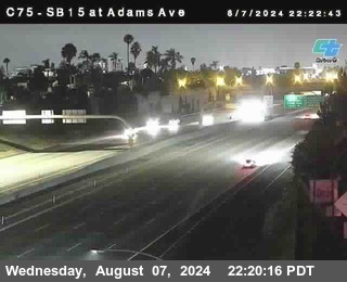 SB 15 at Adams Ave (On Ramp)