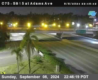 SB 15 at Adams Ave (On Ramp)