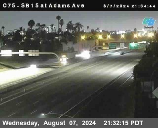 SB 15 at Adams Ave (On Ramp)