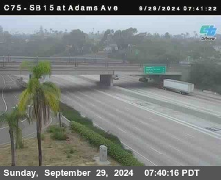 SB 15 at Adams Ave (On Ramp)