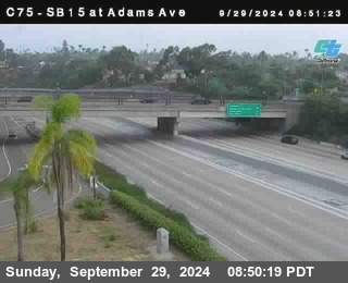 SB 15 at Adams Ave (On Ramp)