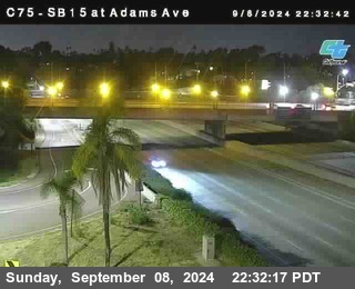 SB 15 at Adams Ave (On Ramp)