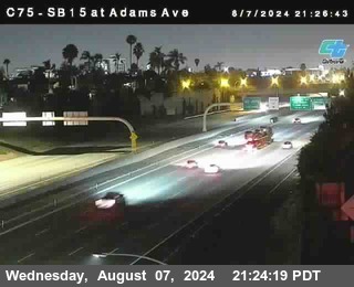 SB 15 at Adams Ave (On Ramp)