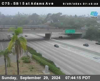 SB 15 at Adams Ave (On Ramp)