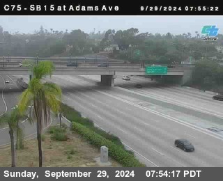 SB 15 at Adams Ave (On Ramp)