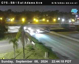 SB 15 at Adams Ave (On Ramp)