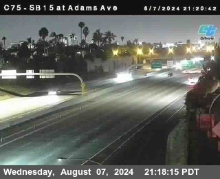 SB 15 at Adams Ave (On Ramp)