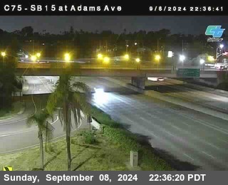 SB 15 at Adams Ave (On Ramp)