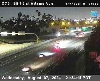 SB 15 at Adams Ave (On Ramp)