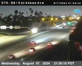 SB 15 at Adams Ave (On Ramp)