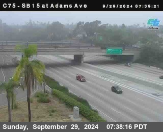 SB 15 at Adams Ave (On Ramp)