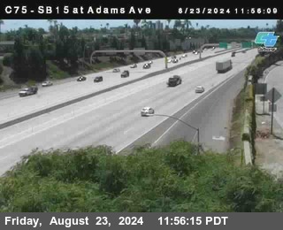 SB 15 at Adams Ave (On Ramp)