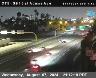 SB 15 at Adams Ave (On Ramp)