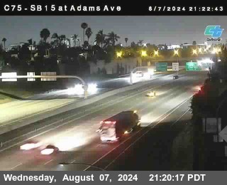 SB 15 at Adams Ave (On Ramp)