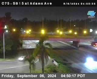 SB 15 at Adams Ave (On Ramp)