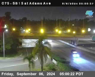 SB 15 at Adams Ave (On Ramp)