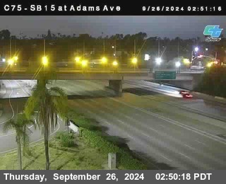 SB 15 at Adams Ave (On Ramp)