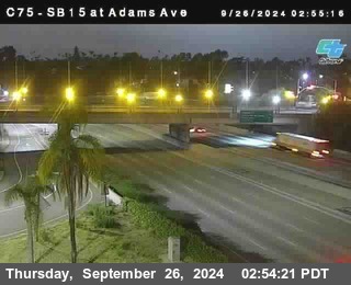 SB 15 at Adams Ave (On Ramp)