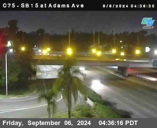 SB 15 at Adams Ave (On Ramp)