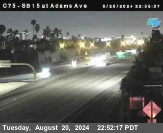 SB 15 at Adams Ave (On Ramp)