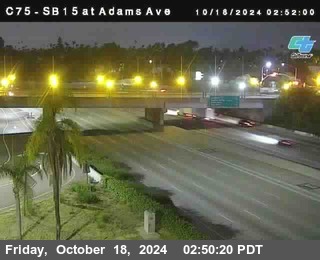 SB 15 at Adams Ave (On Ramp)