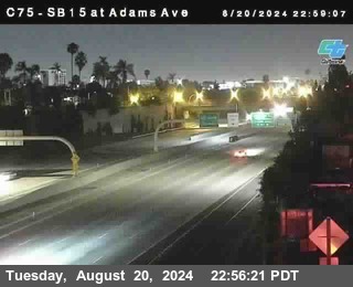 SB 15 at Adams Ave (On Ramp)