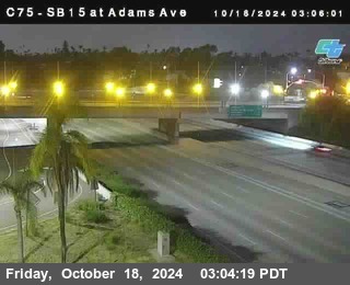 SB 15 at Adams Ave (On Ramp)