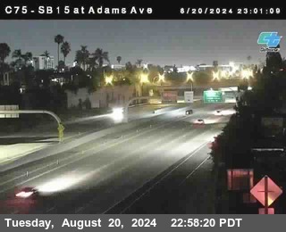 SB 15 at Adams Ave (On Ramp)