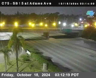 SB 15 at Adams Ave (On Ramp)