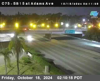 SB 15 at Adams Ave (On Ramp)