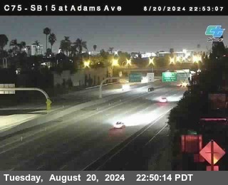 SB 15 at Adams Ave (On Ramp)