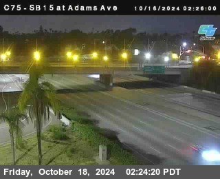 SB 15 at Adams Ave (On Ramp)