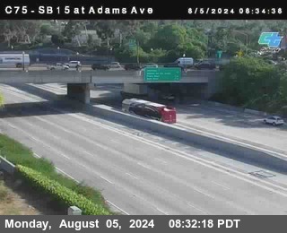 SB 15 at Adams Ave (On Ramp)