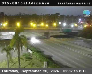 SB 15 at Adams Ave (On Ramp)