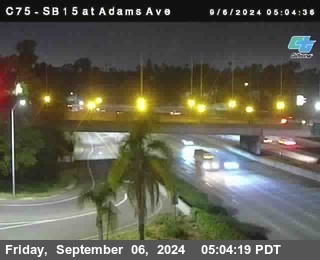 SB 15 at Adams Ave (On Ramp)