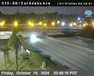 SB 15 at Adams Ave (On Ramp)