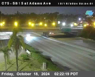 SB 15 at Adams Ave (On Ramp)