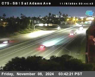 SB 15 at Adams Ave (On Ramp)