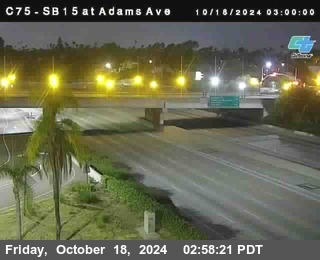 SB 15 at Adams Ave (On Ramp)