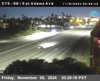 SB 15 at Adams Ave (On Ramp)