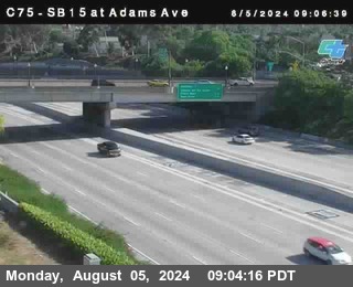 SB 15 at Adams Ave (On Ramp)