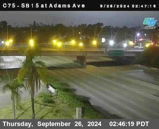 SB 15 at Adams Ave (On Ramp)