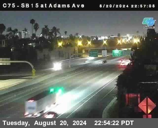 SB 15 at Adams Ave (On Ramp)