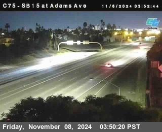 SB 15 at Adams Ave (On Ramp)