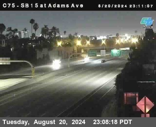 SB 15 at Adams Ave (On Ramp)