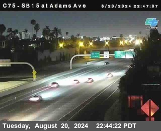 SB 15 at Adams Ave (On Ramp)