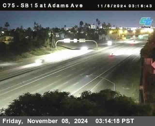 SB 15 at Adams Ave (On Ramp)