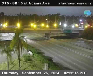 SB 15 at Adams Ave (On Ramp)