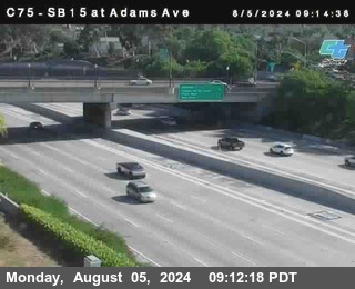 SB 15 at Adams Ave (On Ramp)