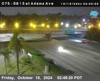 SB 15 at Adams Ave (On Ramp)